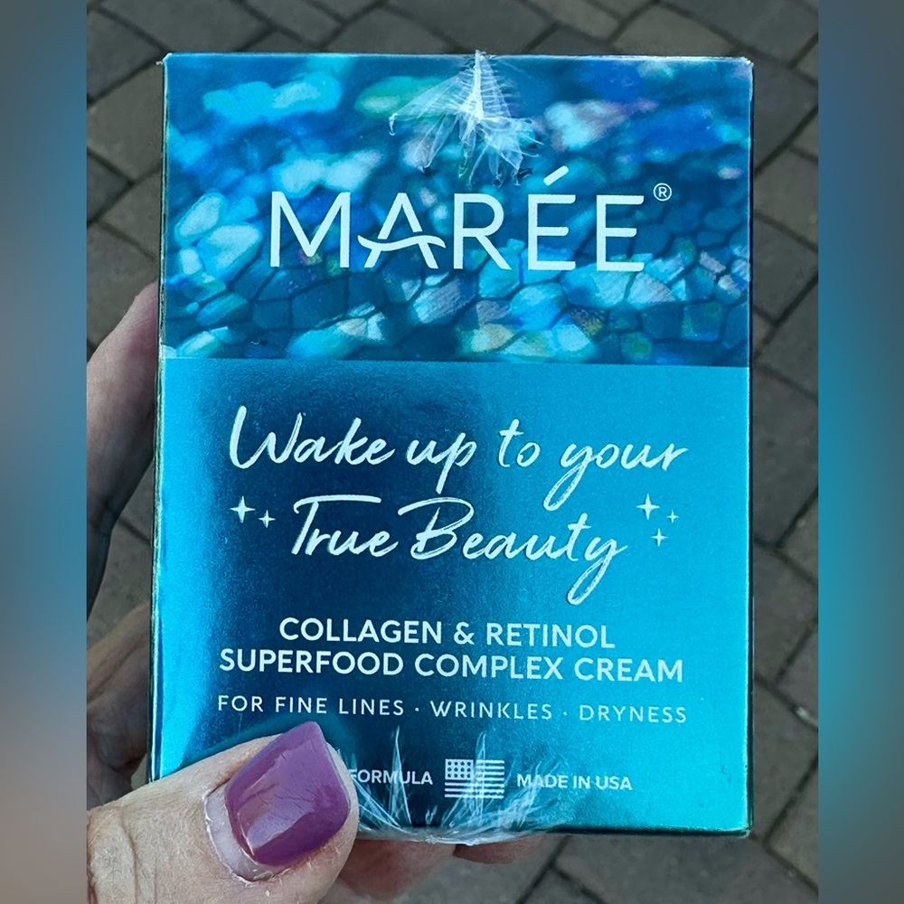 MAREE Collagen & Retinol Superfood Complex Cream Made in USA 1.7 oz. New Sealed